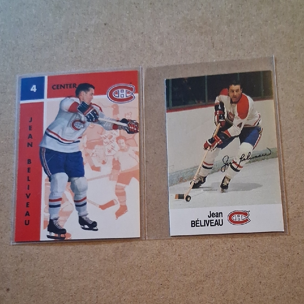 Jean Béliveau Hockey Cards